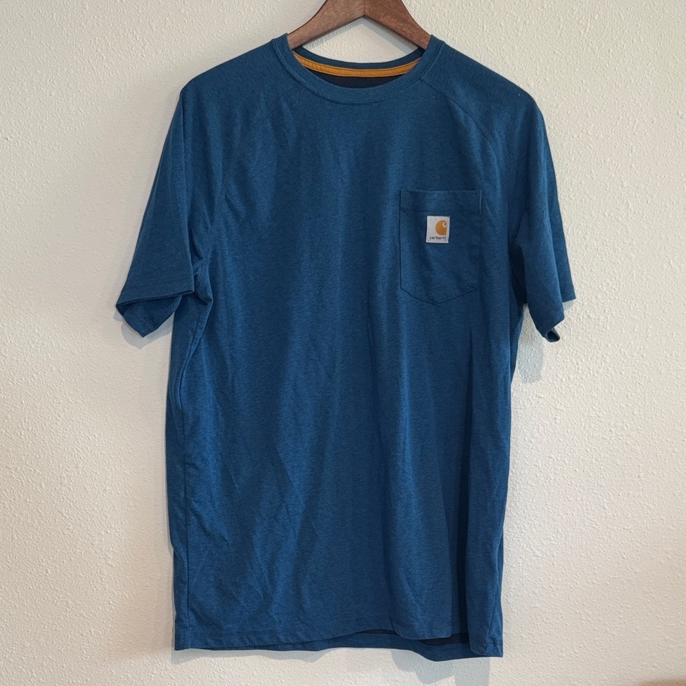 Carhartt Men's Short Sleeve Tee in Deep Blue